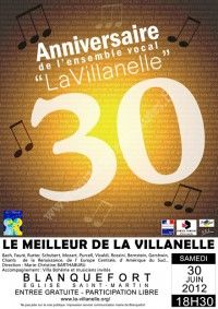 La Villanelle fête ses 30 ans