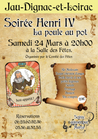 Soirée Henri IV poule au pot