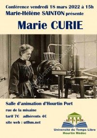 Conférence : Marie CURIE