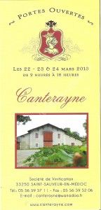 Portes Ouvertes Cave CANTERAYNE