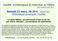 Haut Médoc, un patrimoine de l'eau et du vin