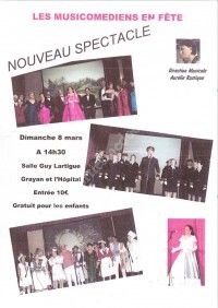 Spectacle des Musicomédiens