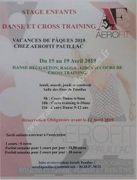 Stage enfants : danse et cross training