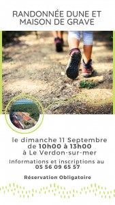 Randonnée Dune et Maison de Grave