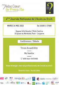 Journée Nationale de l'Accès au Droit 2022