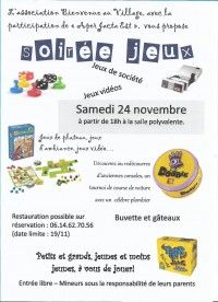 Soirée Jeux de Société