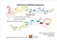 Spectacle Chanson Française