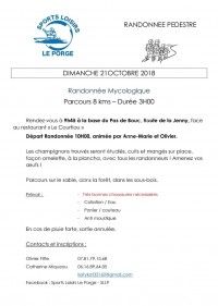 Randonnée Mycologique