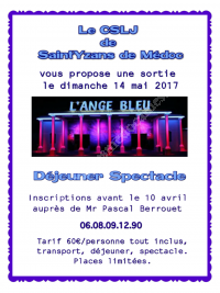 Déjeuner Spectacle à l'Ange Bleu