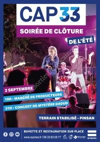 CAP 33 : Soirée de Clôture de l'Eté