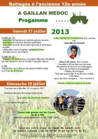 12ème Fête des Battages