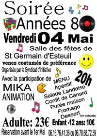 Soirée Années 80