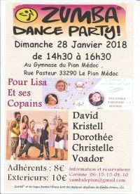 Zumba Dance Party pour Lisa & Une lueur d'espoir pour Ayden