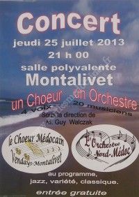Concert Choeur Médocain Orchestre Nord Médoc