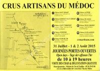 Journées Portes Ouvertes Crus Artisans du Médoc 2015