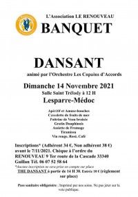 Banquet et thé dansant