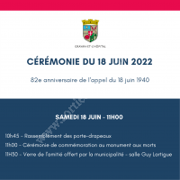 Cérémonie du 18 juin