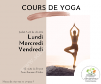 Cours de Yoga cet été !