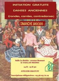 INITIATION GRATUITE DANSES ANCIENNES & SQUARE DANCE
