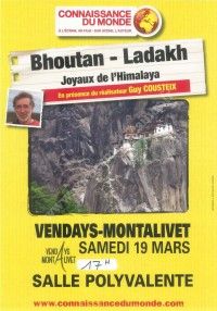 Conférence : BHOUTAN-LADAKH, Joyaux de l'Himalaya