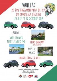 Rassemblement de 2CV du Burdigala deuches 2019