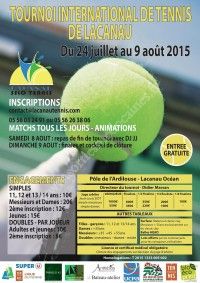 Tournoi International de Tennis de Lacanau 2015