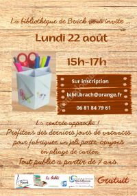 Fabrication Porte Crayons