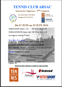 Tournoi des vignerons - 3e catégorie