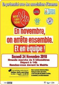 Mois Sans Tabac : Marche de 6 km