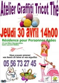 Atelier Graffiti Tricot Thé