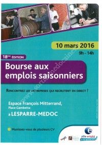 Bourse aux Emplois Saisonniers