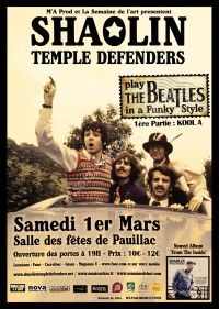 Concert Shaolin Temple Defenders et Autres