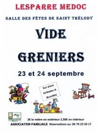 vide greniers de l'Association Familiale
