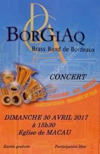 Concert Borgiaq Brass Band de Bordeaux