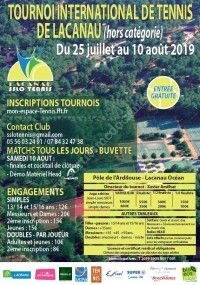 Tournoi International de Tennis de Lacanau 2019
