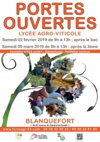 Portes Ouvertes Lycée Agro-Viticole