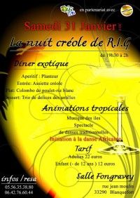 La nuit Créole de R.I.G