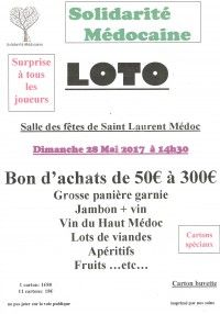 Loto solidarité médocaine
