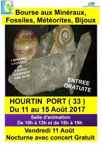 Bourse Exposition Minéraux - Fossiles - Artisanat
