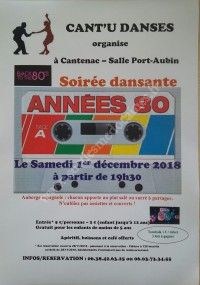 Soirée Dansante Années 80