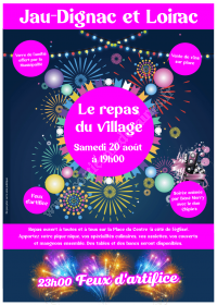 Le repas du village de Jau Dignac et Loirac