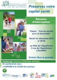 Réunion d'information : Préservez votre capital santé
