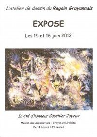 L'atelier de dessin du Regain Grayannais expose