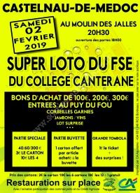 SUPER LOTO DU FSE DU COLLEGE CANTERANE