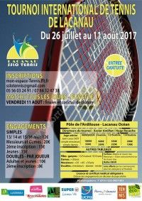 Tournoi International de Tennis de Lacanau 2017