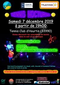 Téléthon 2019 : Tennis nocturne