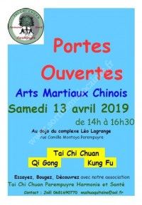 Portes Ouvertes Arts Martiaux Chinois