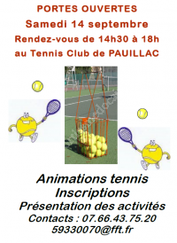 Portes Ouvertes Tennis Club
