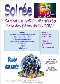 SOIREE ANNEES 80