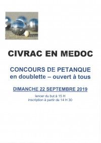 concours de pétanque